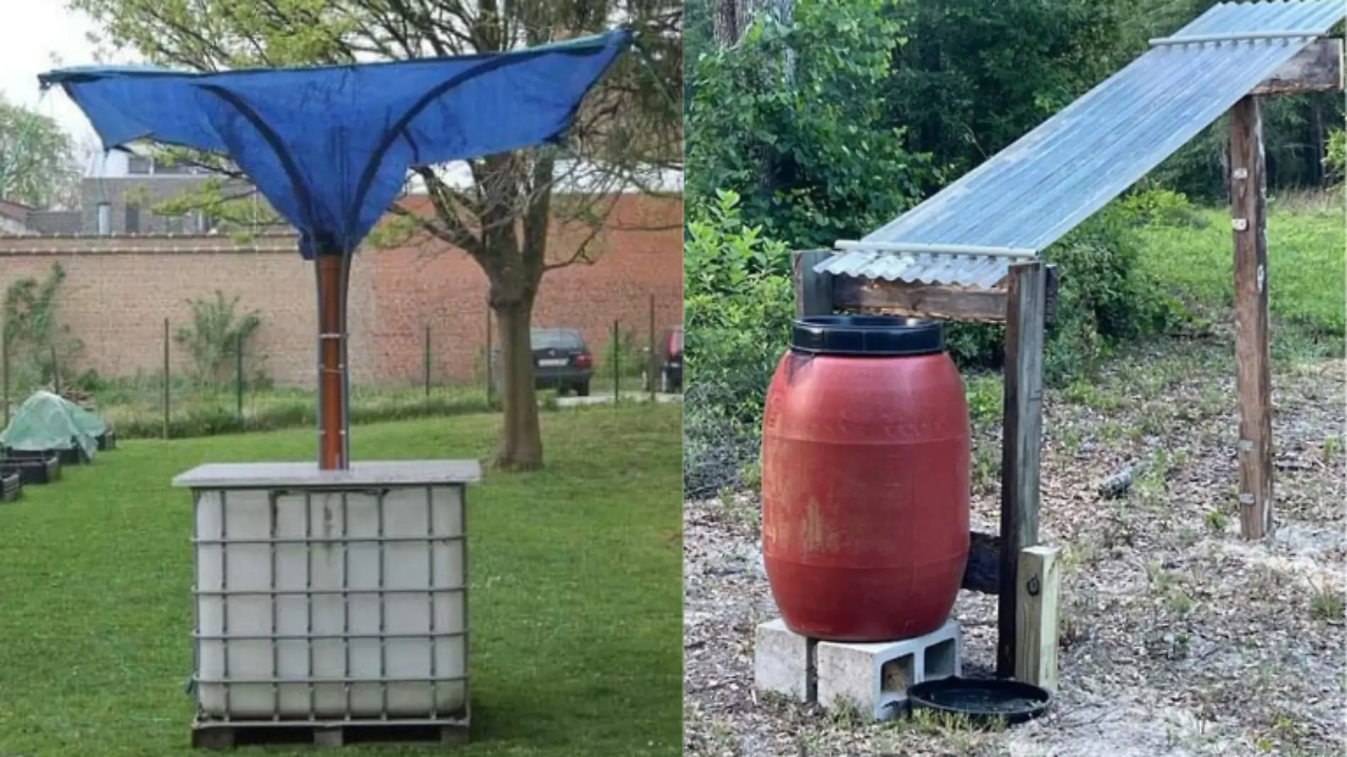 la más sencilla de todas es colocar baldes o tambos limpios en el exterior donde acumular el agua